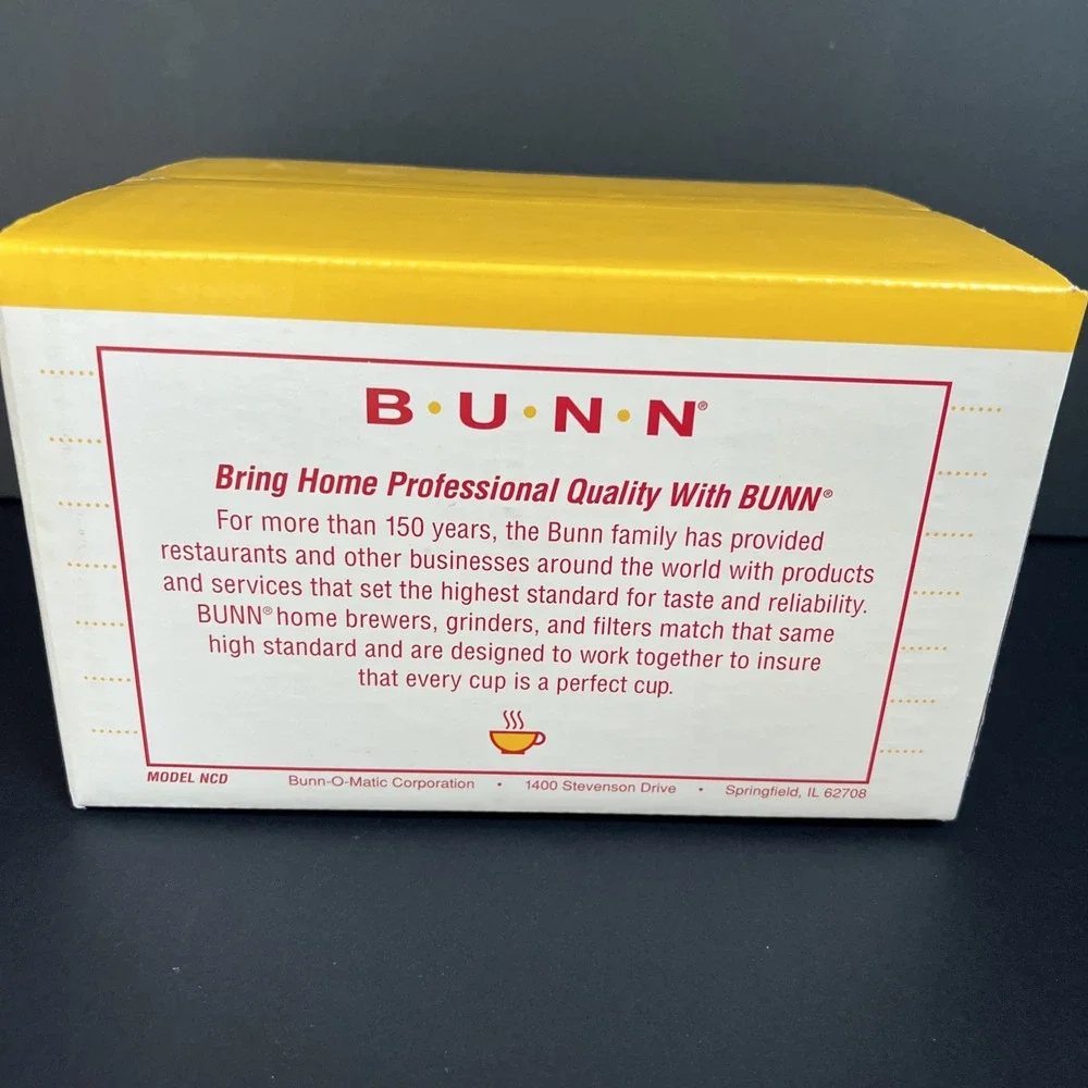 BUNN NCD Coffee Maker 10 Cup White Replacement Glass Carafe Decanter Pot NEW